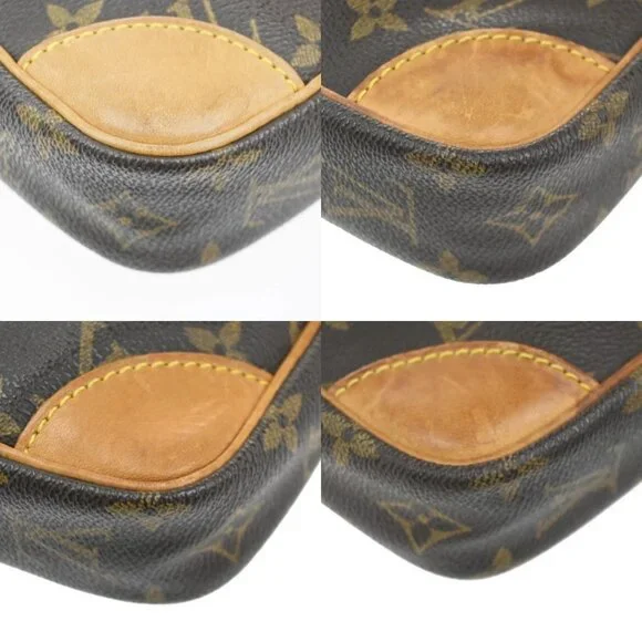 LOUIS VUITTON Danube Shoulder Bag Monogram Leather Brown France M45266 32MA300 - Picture 13 of 15